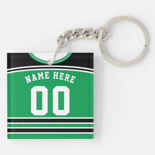  IJshockey Uniform Keyring, Lacrosse Sleutelhanger (Achterkant)