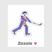 IJshockey USA Sticker (Vel)
