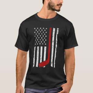 IJshockey USA Trainingsvlag Amerikaanse Vrouwen Ma T-shirt