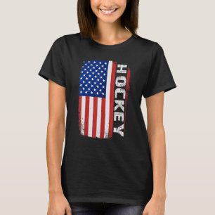 IJshockey USA Trainingsvlag Amerikaanse Vrouwen Ma T-shirt