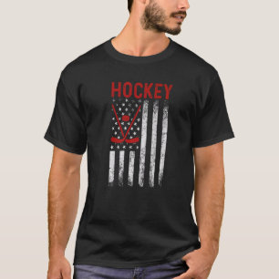 IJshockey USA Trainingsvlag Amerikaanse Vrouwen Ma T-shirt