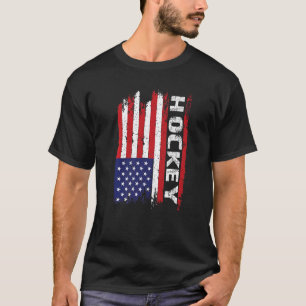 IJshockey USA Trainingsvlag Amerikaanse Vrouwen Ma T-shirt