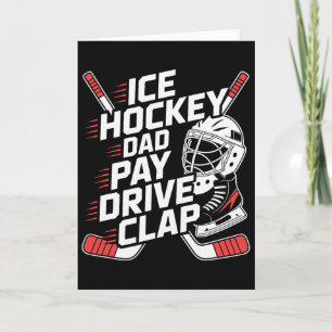 IJsHockey Vader Betaal Drive Klap, Hockey Vader Kaart