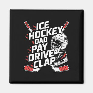 IJshockey Vader Betaal Drive Klap, Hockey Vader Magneet