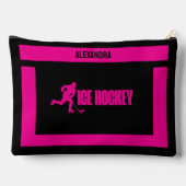 IJshockey verjaardagscadeau, ijshockeyspeler, meis Etui (Achterkant)