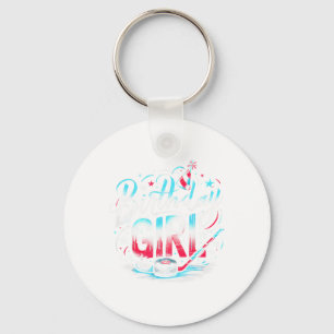 IJshockey verjaardagsoutfit voor meisjes Gelukkige Sleutelhanger