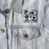 ijshockey vierkante button 5,1 cm (In situ)