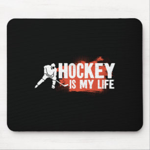 IJshockey Vintage Hockey Is Mijn Leven 1 Muismat