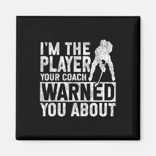 IJshockey Vintage Ik Ben De Speler Waarvoor Je Coa Magneet
