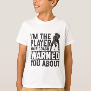 IJshockey Vintage Ik Ben De Speler Waarvoor Je Coa T-shirt