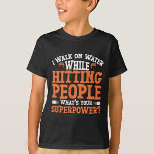 IjsHockey Vintage Ik Loop Op Water Terwijl Ik P Sl T-shirt