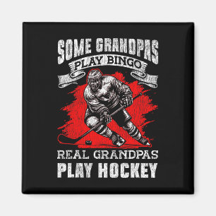 IJshockey Vintage Opa Sommige Opa's Spelen Bing Magneet