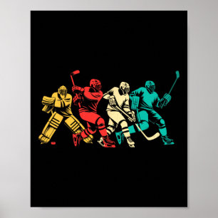 IJshockey Vintage Poster