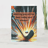 IJshockey wenst Slapshot! Kaart (Voorkant)