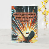 IJshockey wenst Slapshot! Kaart (Gele Bloem)