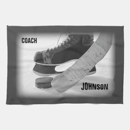 IJshockeycoach Bedankt Theedoek (Horizontaal)
