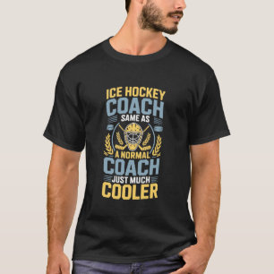 IJshockeycoach hetzelfde als normale coach gewoon T-shirt