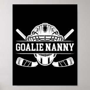 IJshockeydoelmanoppasser Van Een Hockeykeeperoppas Poster