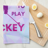 IJshockeyhanddoek absorbeert paars Theedoek (Quarter Fold)