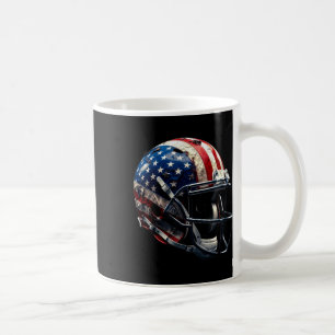 IJshockeyhelm VS Patriottische Amerikaanse Vlag Ma Koffiemok