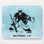 ijshockeykeeper muismat (Voorkant)