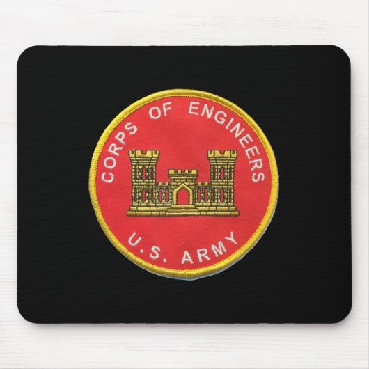 IJshockeyleger Corps of Engineers Muismat (Voorkant)
