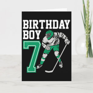 IJshockeyliefhebbers Kinderen 7e verjaardag ijshoc Kaart
