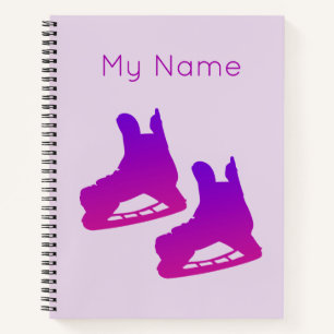 IJshockeynotebook (voor meisjesspeler) Notitieboek