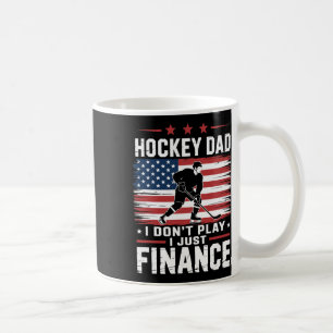 IJsHockeyPapa Ik Speel Niet Ik Financier Koffiemok