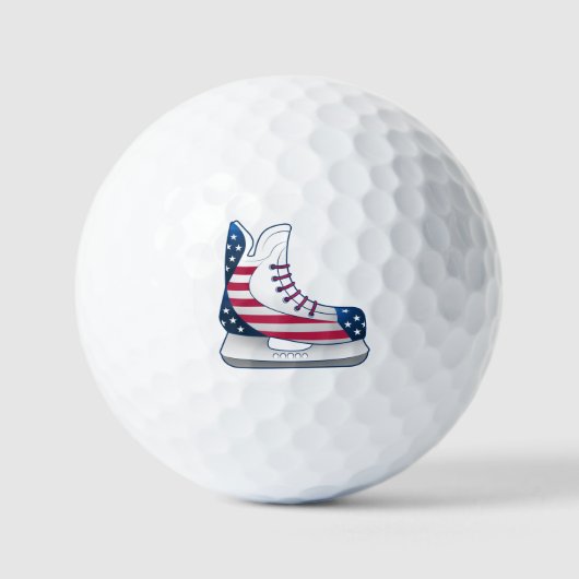 IJshockeyschaatsen USA Golfballen (Voorkant)