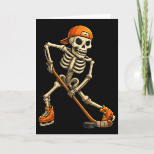 IJshockeyskelet Halloween-kostuum Heren Jongens Ki Kaart