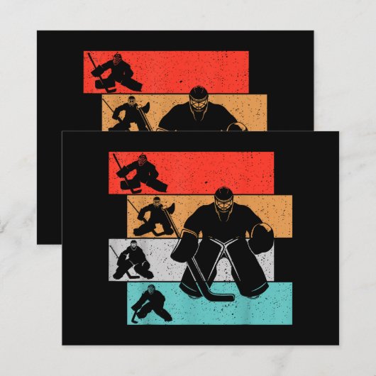 IJshockeyspeler (Voorkant / Achterkant)