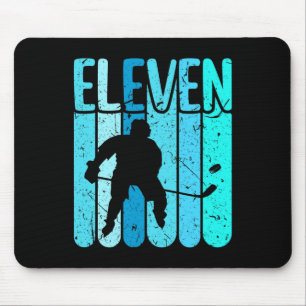 IJshockeyspeler 11e verjaardag Jongens IJshockey Muismat
