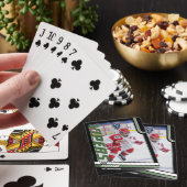 ijshockeyspeler aandenken aan dynamisch groen pokerkaarten (Insitu)