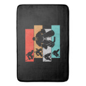 IJshockeyspeler Badmat (Voorkant Verticaal)