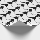 ijshockeyspeler die papier verpakt (Hoek)