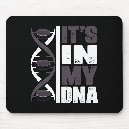 IJshockeyspeler Dna Muismat (Voorkant)