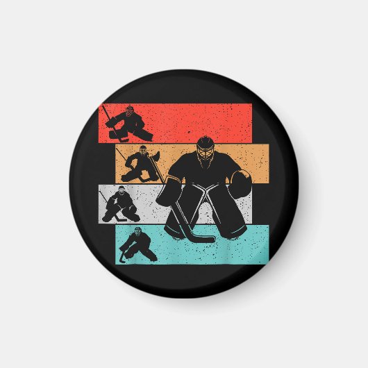 IJshockeyspeler Magneet (Voorkant)