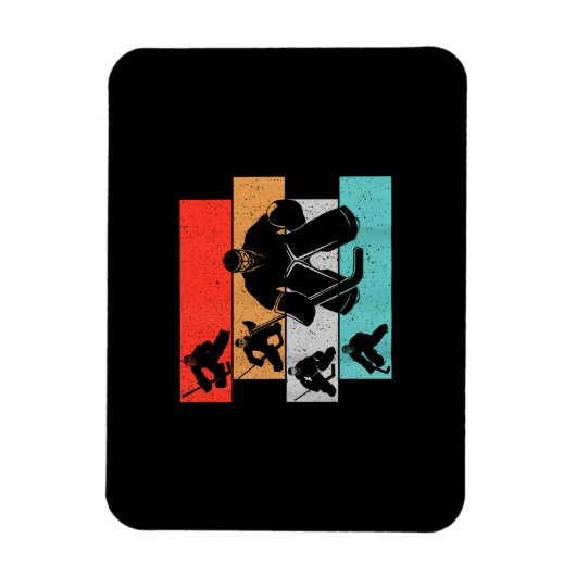 IJshockeyspeler Magneet (Verticaal)