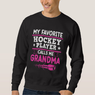 IJshockeyspeler noemt me oma Coach Sport Grafisch Trui