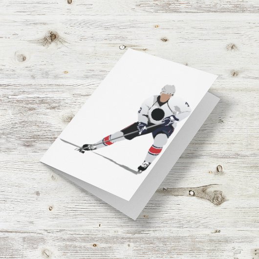 IJshockeyspeler Notitiekaarten
