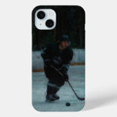 IJshockeyspeler opwarmen Case-Mate iPhone Case (Achterkant)