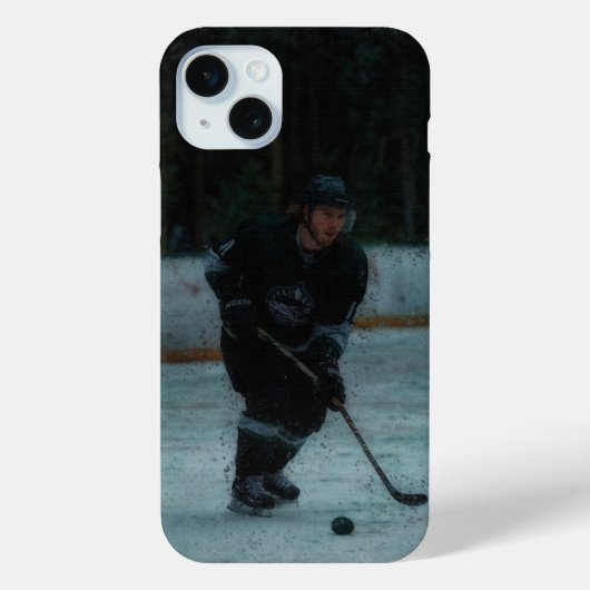 IJshockeyspeler opwarmen Case-Mate iPhone Case (Achterkant)