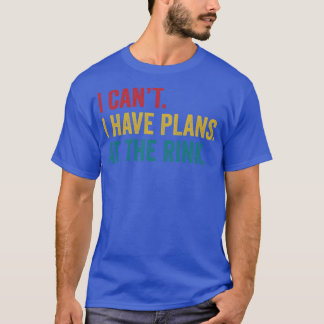 IJshockeyspeler plannen bij de Rink ijshockey Coa T-shirt