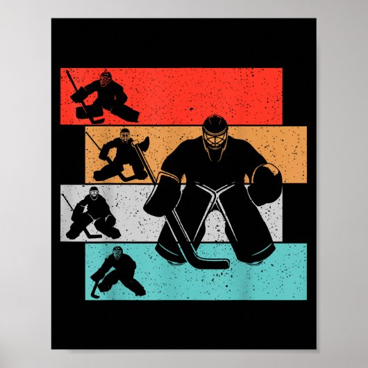 IJshockeyspeler Poster (Voorkant)