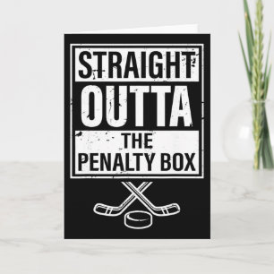 IJshockeyspeler rechtstreeks uit de penaltybox Kaart