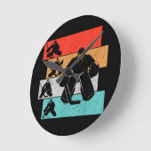 IJshockeyspeler Ronde Klok (Hoek)