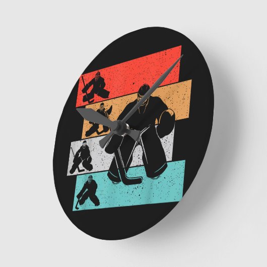 IJshockeyspeler Ronde Klok (Hoek)