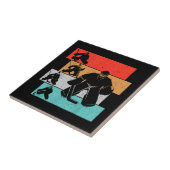 IJshockeyspeler Tegeltje (Zijkant)