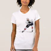 IJshockeyspeler Vrouwen T-shirt (Voorkant)